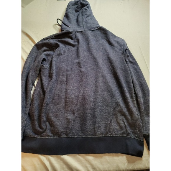 Harley Davidson Mens Full Zip Hoodie Blue Heathered Graphic Logo XL - Picture 5 of 7